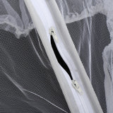 Maxbell Net for Stroller Long Lasting for Strollers Cradles  Zipper white