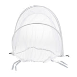 Maxbell Net for Stroller Long Lasting for Strollers Cradles  Zipper white