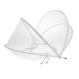 Maxbell Net for Stroller Long Lasting for Strollers Cradles  Zipper white
