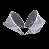 Maxbell Net for Stroller Long Lasting for Strollers Cradles  Zipper white