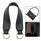 Maxbell 3xPU Leather Bag Strap Replacement Detachable Tote Handbag Handle Belt Black