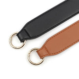 Maxbell 3xPU Leather Bag Strap Replacement Detachable Tote Handbag Handle Belt Black