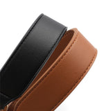 Maxbell 5xPU Leather Bag Strap Replacement Detachable Tote Handbag Handle Belt Black