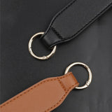 Maxbell 5xPU Leather Bag Strap Replacement Detachable Tote Handbag Handle Belt Black