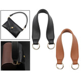 Maxbell 3xPU Leather Bag Strap Replacement Detachable Tote Handbag Handle Belt Black