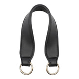 Maxbell 4xPU Leather Bag Strap Replacement Detachable Tote Handbag Handle Belt Black