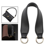 Maxbell 5xPU Leather Bag Strap Replacement Detachable Tote Handbag Handle Belt Black