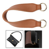 Maxbell 5xPU Leather Bag Strap Replacement Detachable Tote Handbag Handle Belt Black