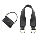 Maxbell 6xPU Leather Bag Strap Replacement Detachable Tote Handbag Handle Belt Black