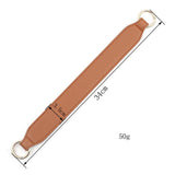 Maxbell 6xPU Leather Bag Strap Replacement Detachable Tote Handbag Handle Belt Borwn