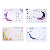 Maxbell Infant Baby Milestone Blanket Monthly Moon Photo Prop Backdrop Gift Style A