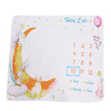 Maxbell Infant Baby Milestone Blanket Monthly Moon Photo Prop Backdrop Gift Style D