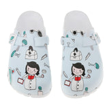 Maxbell 3xClog Mules Slipper Nursing Summer Beach Sandals Women Nurse Shoes 38 39