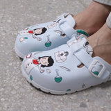 Maxbell 3xClog Mules Slipper Nursing Summer Beach Sandals Women Nurse Shoes 38 39