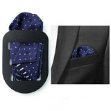 Maxbell 4x3x Pocket Square Holder  Handkerchief  Pocket Square Organizer