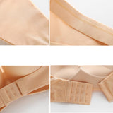 Womens Bra Strapless Lingerie Front Closure Brassiere Skin Color 38AB