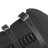 Maxbell 5xGauntlet Medieval Costume Bracers Cosplay Horsing Riding Men Women Black