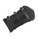 Maxbell 5xGauntlet Medieval Costume Bracers Cosplay Horsing Riding Men Women Black