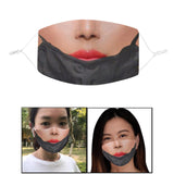 Funny Face Mask Breathable Washable Mouth Protection Reusable Mouth Mask G