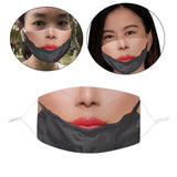 Funny Face Mask Breathable Washable Mouth Protection Reusable Mouth Mask G