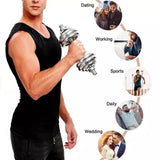 Maxbell 2xMens Waist Trainer Vest Sauna Sweat Body Shaper Tank Top Slimming Gym L XL