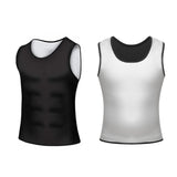 Mens Waist Trainer Vest Sauna Sweat Body Shaper Tank Top Slimming Gym XL