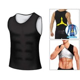 Mens Waist Trainer Vest Sauna Sweat Body Shaper Tank Top Slimming Gym XL