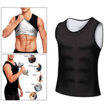 Mens Waist Trainer Vest Sauna Sweat Body Shaper Tank Top Slimming Gym XL