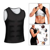 Mens Waist Trainer Vest Sauna Sweat Body Shaper Tank Top Slimming Gym XL