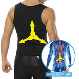 Mens Waist Trainer Vest Sauna Sweat Body Shaper Tank Top Slimming Gym XXL