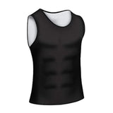 Mens Waist Trainer Vest Sauna Sweat Body Shaper Tank Top Slimming Gym XXL