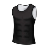 Mens Waist Trainer Vest Sauna Sweat Body Shaper Tank Top Slimming Gym XXL