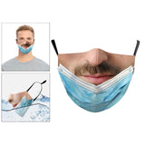 Maxbell Prank Face Mask Reusable Adjustable Prank Bandanas Fashion Scarf for Adult /