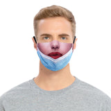Maxbell Prank Face Mask Reusable Adjustable Prank Bandanas Fashion Scarf/ for Adult