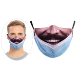 Maxbell Prank Face Mask Reusable Adjustable Prank Bandanas Fashion Scarf for Adult .