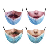 Maxbell Prank Face Mask Reusable Adjustable Prank Bandanas Fashion Scarf for Adult .