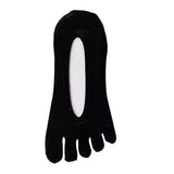 Maxbell 2pairs Women FIVE FINGER SOCKS with Silicone Pad Toe Sock Invisible Low Cut