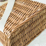 Maxbell 4xBeach Bag SRattan Purse Tote Holiday Travel Storage Busket Handbag Rectangle