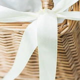 Maxbell 2xBeach Bag SRattan Purse Tote Holiday Travel Storage Busket Handbag Rectangle