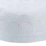 Maxbell 3xIslamic Muslim Mens Prayer Kufi Hat Skull Cap Turkish Namaz Topi White