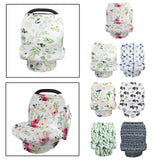 Maxbell Soft Stroller Cover Baby Carrier Breastfeeding Canopy Scarf Flower 1