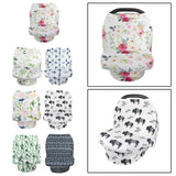 Maxbell Soft Stroller Cover Baby Carrier Breastfeeding Canopy Scarf Flower 1