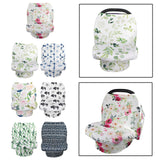 Maxbell Soft Stroller Cover Baby Carrier Breastfeeding Canopy Scarf Flower 1