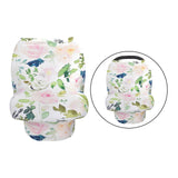 Maxbell Soft Stroller Cover Baby Carrier Breastfeeding Canopy Scarf Flower 1