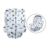 Maxbell Soft Stroller Cover Baby Carrier Breastfeeding Canopy Scarf Blue