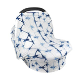 Maxbell Soft Stroller Cover Baby Carrier Breastfeeding Canopy Scarf Blue
