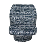 Maxbell Soft Stroller Cover Baby Carrier Breastfeeding Canopy Scarf Blue White Strip