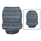 Maxbell Soft Stroller Cover Baby Carrier Breastfeeding Canopy Scarf Blue White Strip
