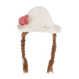 Maxbell Baby Knitted Hat Boys Girls Beanie Hats Infant Knitting Cap Bowknot White