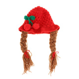 Maxbell Baby Knitted Hat Boys Girls Beanie Hats Infant Knitting Cap Cherry Red
